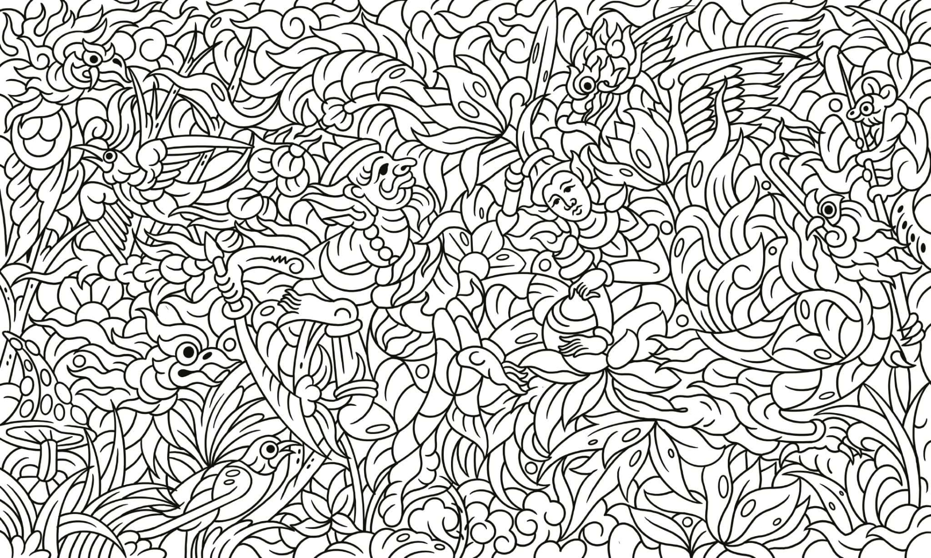 ภาพลายเส้นของผลงาน REDMUUK