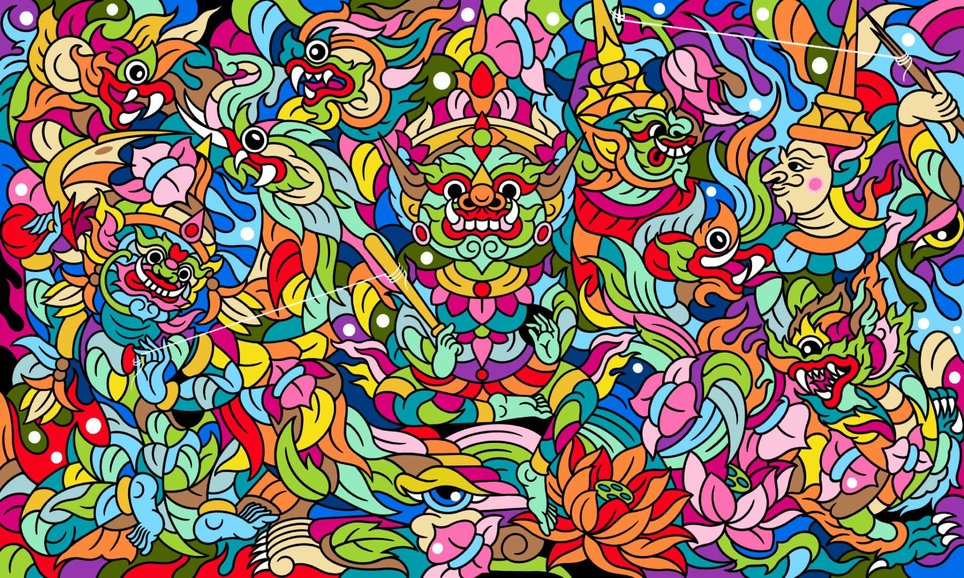 ภาพสีของผลงาน REDMUUK