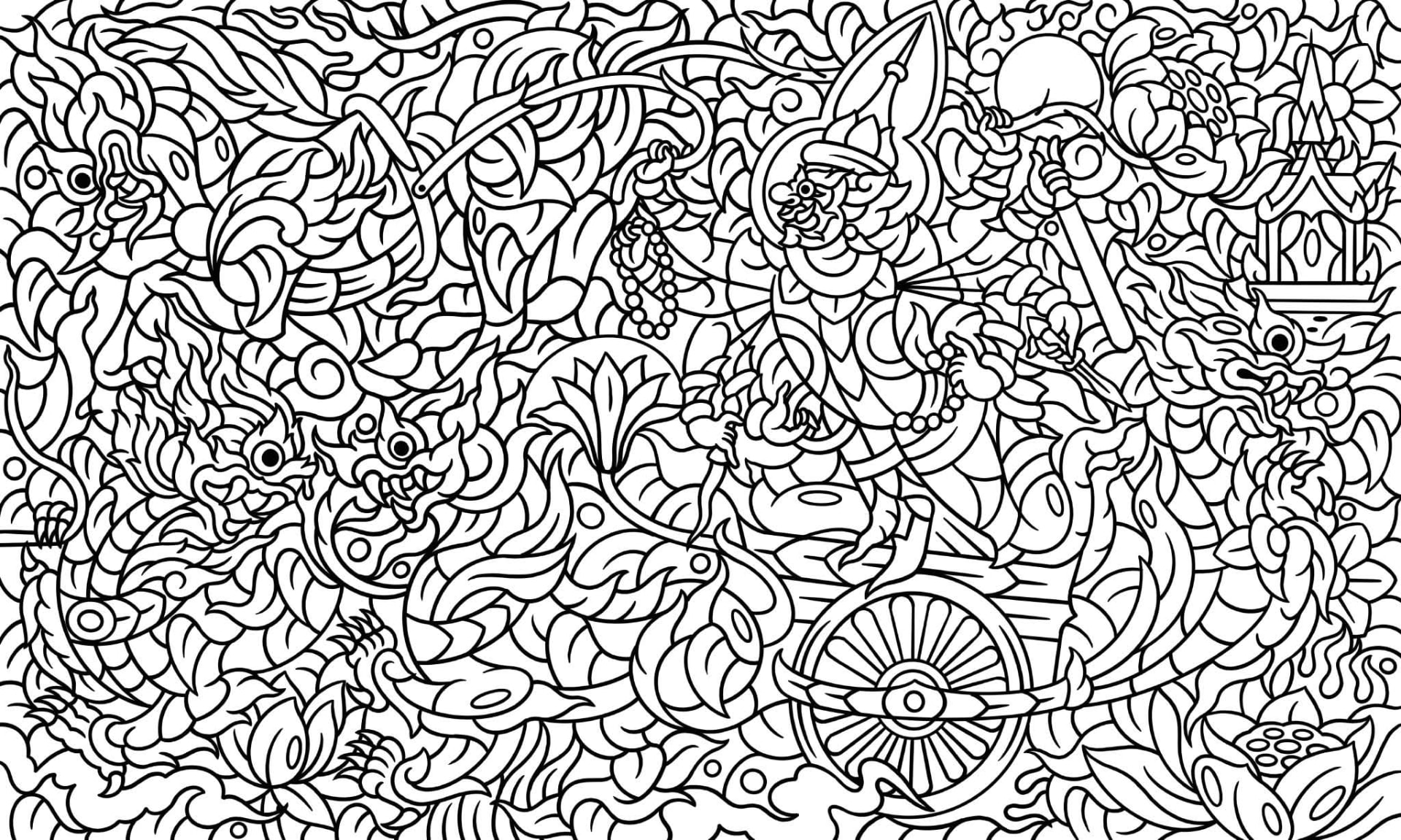 ภาพลายเส้นของผลงาน REDMUUK